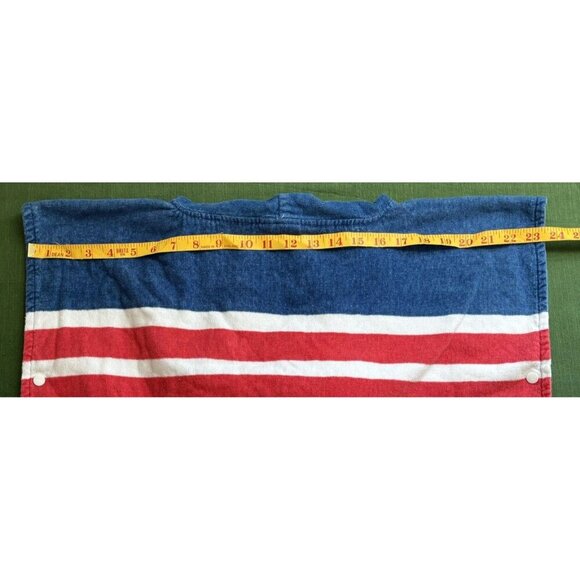 DISNEY Mickey Mouse Hooded Towel Original Marines Snap America Bath Coverup EUC - Picture 5 of 5